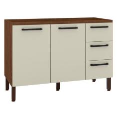 Imagem de Balcão de Cozinha 2 Portas Toronto Nogueira Off White