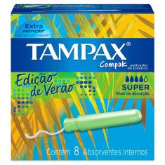 Imagem de Absorvente Interno Tampax Compak Super 8 unidades
