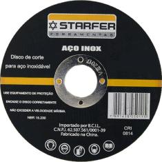 Imagem de Disco De Corte Inox 7X7/8 Starfer Embalagem Com 100