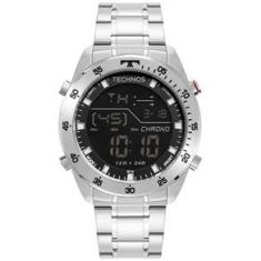 Relógio Masculino Technos Ts Digitech Prata Digital e Analogico BJK626AA/1K
