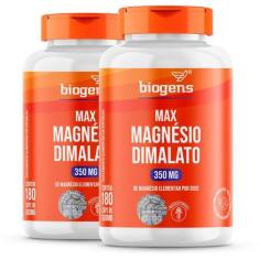 Imagem de Biogens Kit 2X Max Magnesio Dimalato 180 Caps