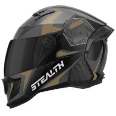 Imagem de Capacete Moto Fechado Pro Tork Stealth Concept Brilhante Viseira Fumê,