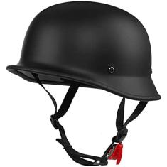 Imagem de Capacete De Motocicleta, Capacete De Meia Face Estilo Alemão Adulto Aprovado Pelo DOT/ECE, Adequado Para Scooter De Bicicleta De Rua Capacete De Ciclomotor Para Homens E Mulheres Capacete De Moto