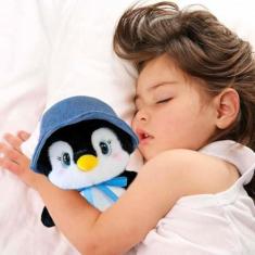 Imagem de Ursinho de Pelúcia Infantil Pinguim Brinquedo Kawaii Fofinho - Castela