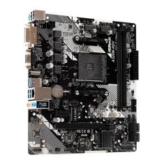 Imagem de Placa Mae ASRock A320M-HDV R4.0 DDR4 Socket AM4 Chipset AMD A320