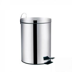 Imagem de Lixeira Agata em Aco Inox 5 Litros com Tampa e Pedal