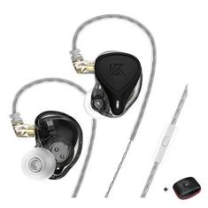 Imagem de Fone de Ouvido KZ ZEX Pro CRN com Microfone Preto + Case
