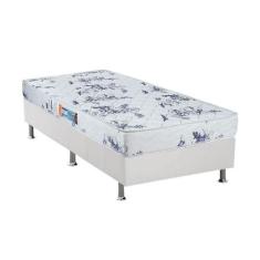 Imagem de Cama Box Solteiro: Colchão Espuma Luckspuma D28 Celebrity + Base Crc C
