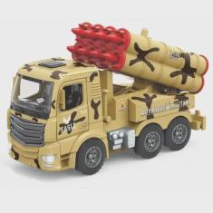 Imagem de Brinquedo Caminhão Exército Bate E Volta Com Luzes E Som