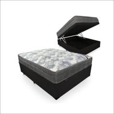 Imagem de Cama Box Ba  Vi va + Colch o De Molas Ensacadas Ortobom Iso S
