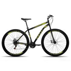 Imagem de Bicicleta Aro 29 Colli Bike Nantes Freio A Disco Preto Fosco/amarelo Neon