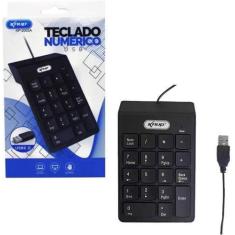 Imagem de Teclado Numérico Knup Kp-2003A Usb Para Nootebooks