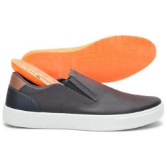 Imagem de Tênis Iate Slip On Masculino Confortável Com Palmilha Em Gel - Bayshor