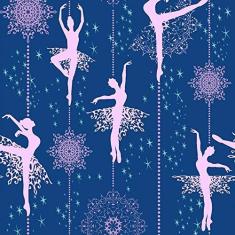 Imagem de Papel de Parede Bailarina Star Navy