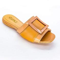 Imagem de Sandália Rasteira Flat com Fivela Feminina Vértice