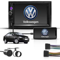 Imagem de Kit Multimidia 2 Din Mp5 Bt 7" Espelha Volkswagen Polo Sedan - First O