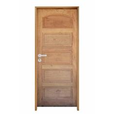 Imagem de Kit Porta de Madeira Ruby 82 x 2.10 Bat.14cm Fech.Ext Stilo Cromada - 