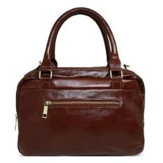 Imagem de Bolsa Feminina de Couro Larissa - Marrom Café-Unissex