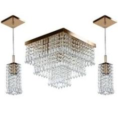 Imagem de Kit 2 Pendentes Clearcrillic + Sweetcrillic Cobre Marryluz