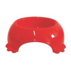 Imagem de Comedouro Plastico Patinha 290ml Vermelho