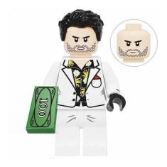 Imagem de Boneco Blocos De Montar Máscara Negra Aves De Rapina - Mega Block Toys