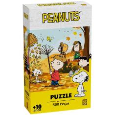 Imagem de Quebra Cabeça Puzzle 500 Peças Snoopy Peanuts Grow