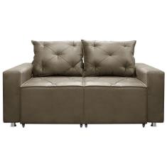 Imagem de Sofá 2 Lugares Retrátil E Reclinável Bariloche 1.80cm C/ Molas - Veludo Castor