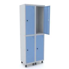 Imagem de Armário Locker Guarda-Volume 4 Portas Aço Grp 502/4 - Pandin Móveis