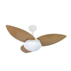 Imagem de Ventilador de Teto Infinity Lótus Branco 3 Pás Freijó 220 V 1025