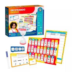 Imagem de Jogo Infantil Decifrando Enigmas Tabuleiro Pedagógico - Pais e Filhos