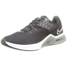 Imagem de Nike Tênis de ginástica feminino Air Max Bella TR 4, cinza fumaça/branco-branco-vermelho chileno, 40 Reino Unido, Cinza fumê branco branco vermelho (chile red), 10 UK