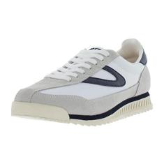 Imagem de TRETORN Tênis feminino casual com cadarço Rawlins, Branco/Azul marinho, 37