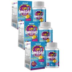 Imagem de 3x Super Ômega 3 Infantil 90 Caps Ekobé