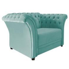 Imagem de Poltrona Decorativa Chesterfield Sofia Suede  Tiffany - Doce Sonho Móveis