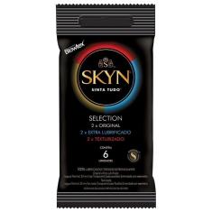 Imagem de Preservativo Blowtex Lubrificado Skyn Selection - 1 Embalagem com 6 Unidades