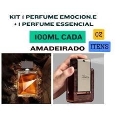 Imagem de Kit 1 Perfume Essencial 100ml + 1 Perfume Emocion.E 100ml (2 Itens) Am