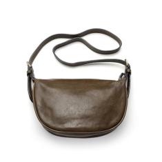 Imagem de IJUN Bolsa tiracolo de couro de flor integral para mulheres bolsa tiracolo de couro legítimo italiano oleado vegetal curtido, Verde oliva