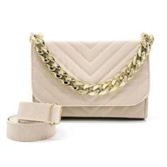 Imagem de Bolsa Feminina Luxo Alça Corrente De Mão E Transversal-Feminino