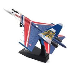 Imagem de 1/100 Scale Metal SU-35 Super Flanker Fighter Attack Plane Metal Fighter Military Model Diecast Plane Model for Collection