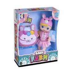 Imagem de Boneca Baby Farm Lhama Com Pochete Cotiplas