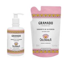 Imagem de Granado Kit Sabonete Líquido + Refil Calêndula