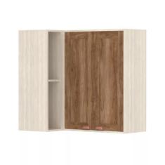 Imagem de Armário Aéreo Canto Reto De Cozinha 95 Cm 2 Portas 4 Prateleiras Sofia