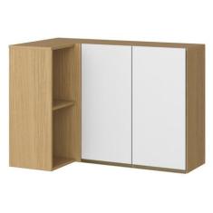 Imagem de Armário Aéreo De Canto Para Cozinha 2 Portas Nevasca - Aramóveis