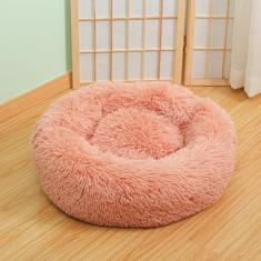 Imagem de KAIJIE Cama de cachorro para cães extra – Cama lavável para animais de estimação, antiderrapante, redonda, fofa, para cães, 100 cm de diâmetro