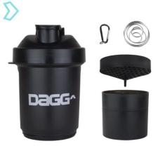 Imagem de Coqueteleira Academia Shaker Porta Whey Shakeira Copo Fitness C/ Mola 