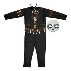 Imagem de Fantasia Halloween Infantil Boneco Vudu Longo Com Máscara - Fantasias 