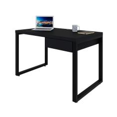 Imagem de Mesa de Escritório Retangular Miguel 1 GV Preta 120 cm