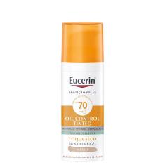 Imagem de Eucerin Sun Oil Control Tinted fps 70 Médio - Protetor Solar