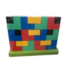 Imagem de Blocos De Encaixe Vertical Tetris Em Mdf Brinquedo Educativo - Tralala