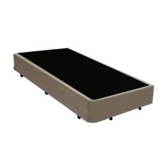 Imagem de Cama Box Solteiro 88 Bege Suede - Santo Box